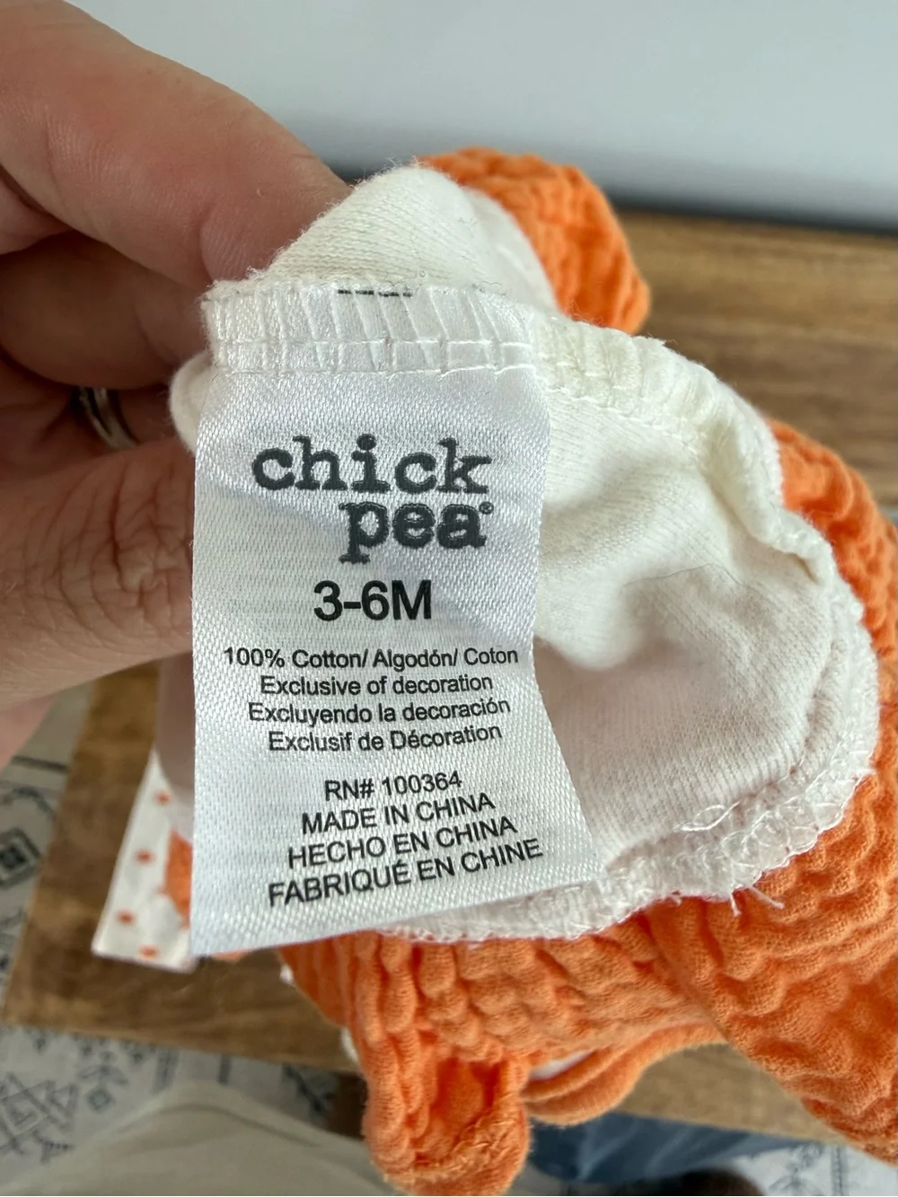 Chick Pea Baby Girl Pumpkin Halloween Outfit